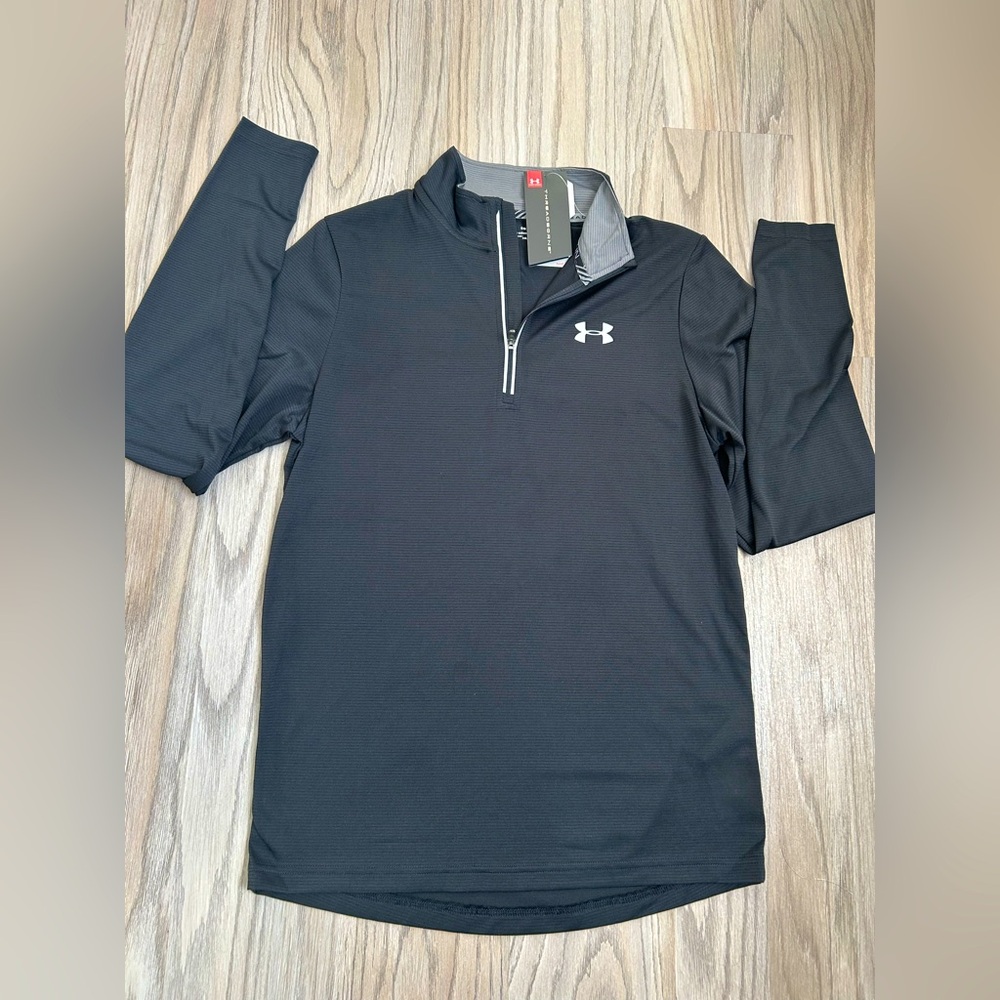 ✨NEW Under Armour Black Quarter-Zip Performance Shirt unisex